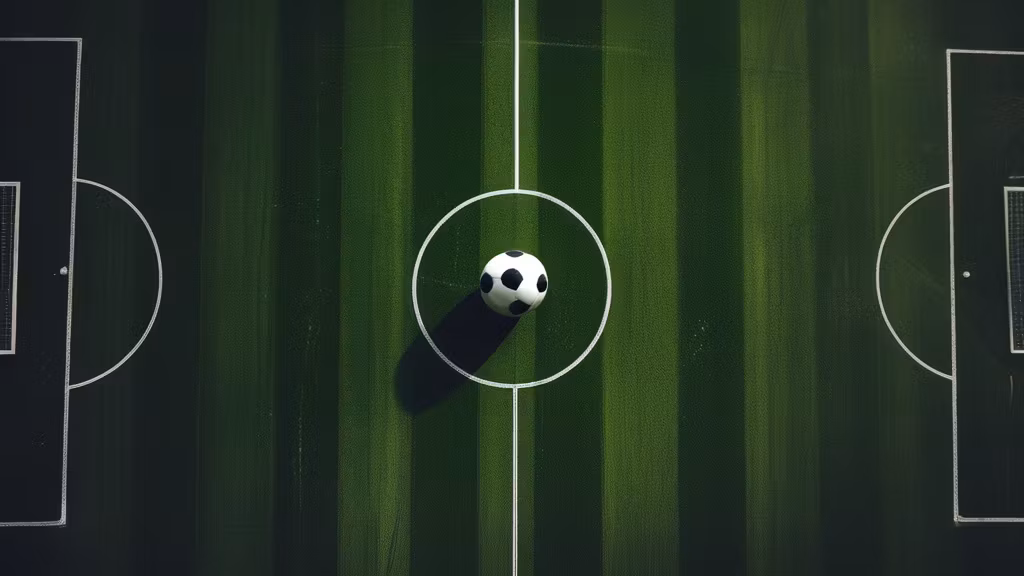 Quả bóng đá giữa sân nhìn từ trên cao, biểu tượng kỷ lục World Cup 2026